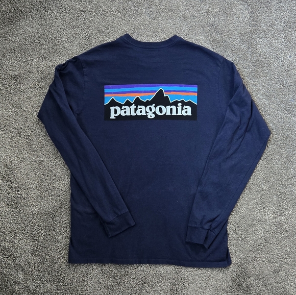 Patagonia Men's Long-Sleeved Logo Responsibili-Tee size medium - Picture 1 of 6
